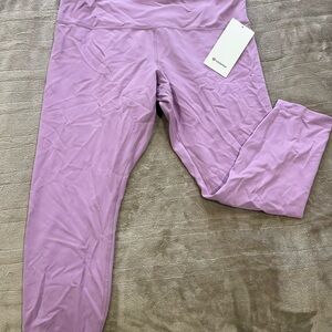 NWT Lululemon Lavender Capri Leggings